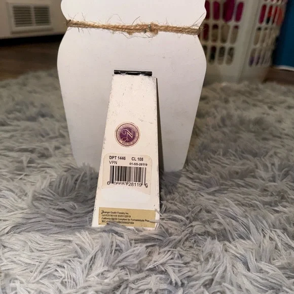 Rustic White Wall Decor with Jute Accent - Picture 3 of 3